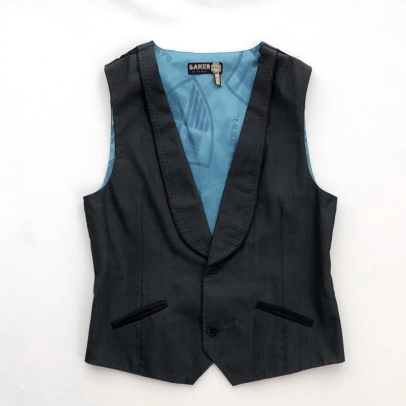 12 év Ted Baker sötétszürke alkalmi mellény 152
