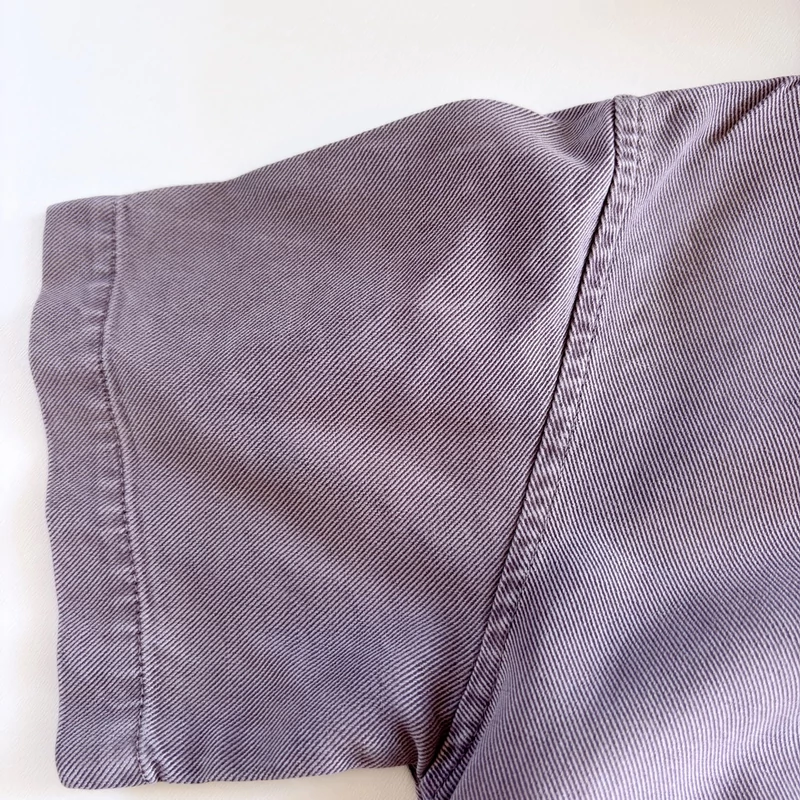 122-es világos padlizsán színű kapucnis Zara kislány farmer overall – 7 év