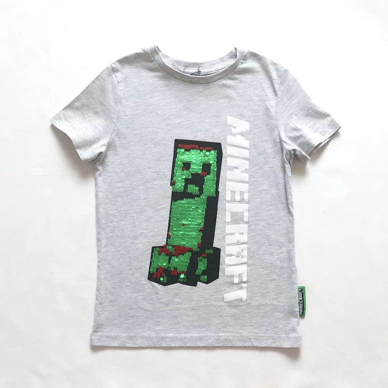 122 Minecraft flitteres póló