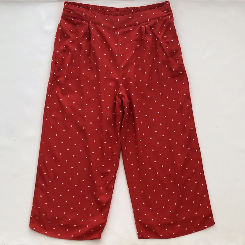 140 Abercrombie bő szárú pöttyös nadrág