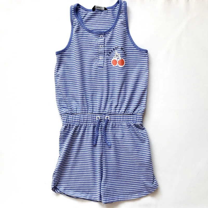 146 Csíkos pamut playsuit