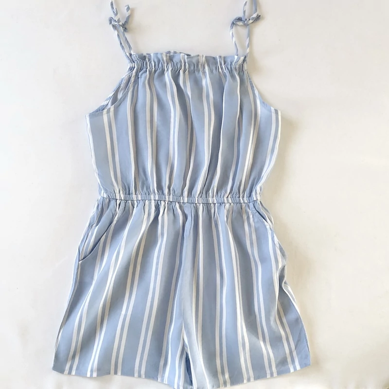 152 Csíkos viszkóz playsuit