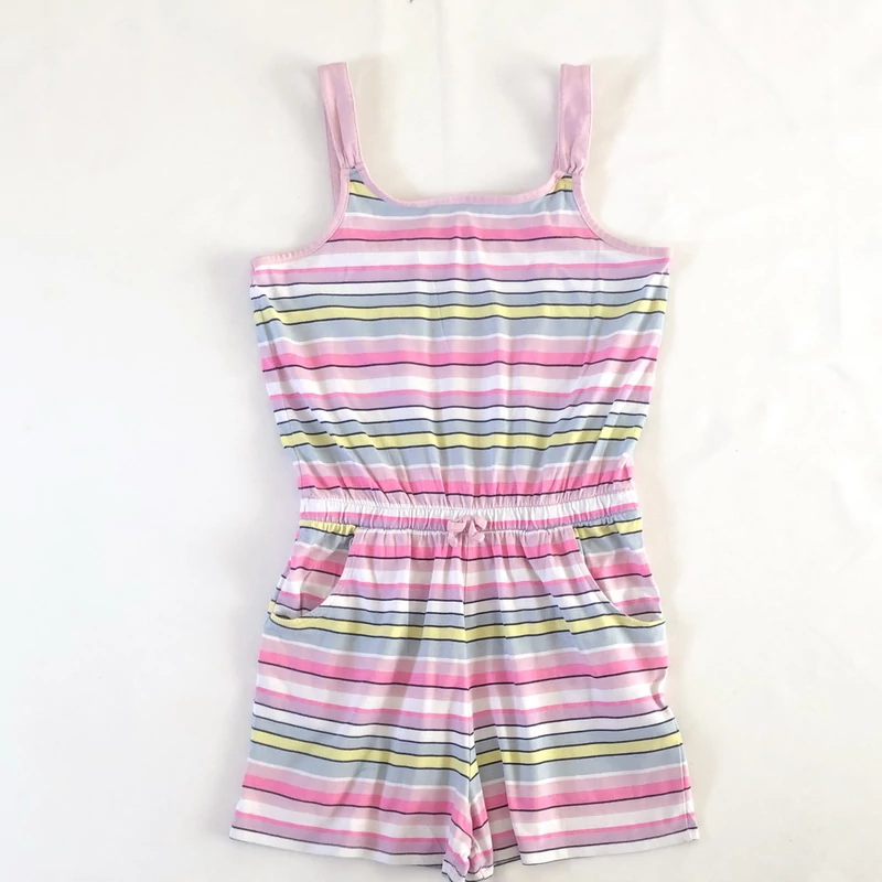 158 Csíkos pamut playsuit