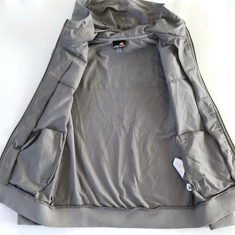 158 Ellesse szürke kapucnis kardigán