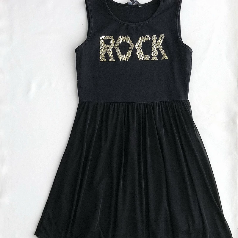 158 Rock fekete tüll ruha