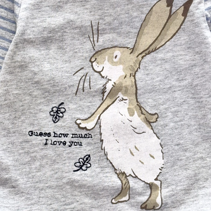 3-6 hónapos Peter Rabbit pamut body 68