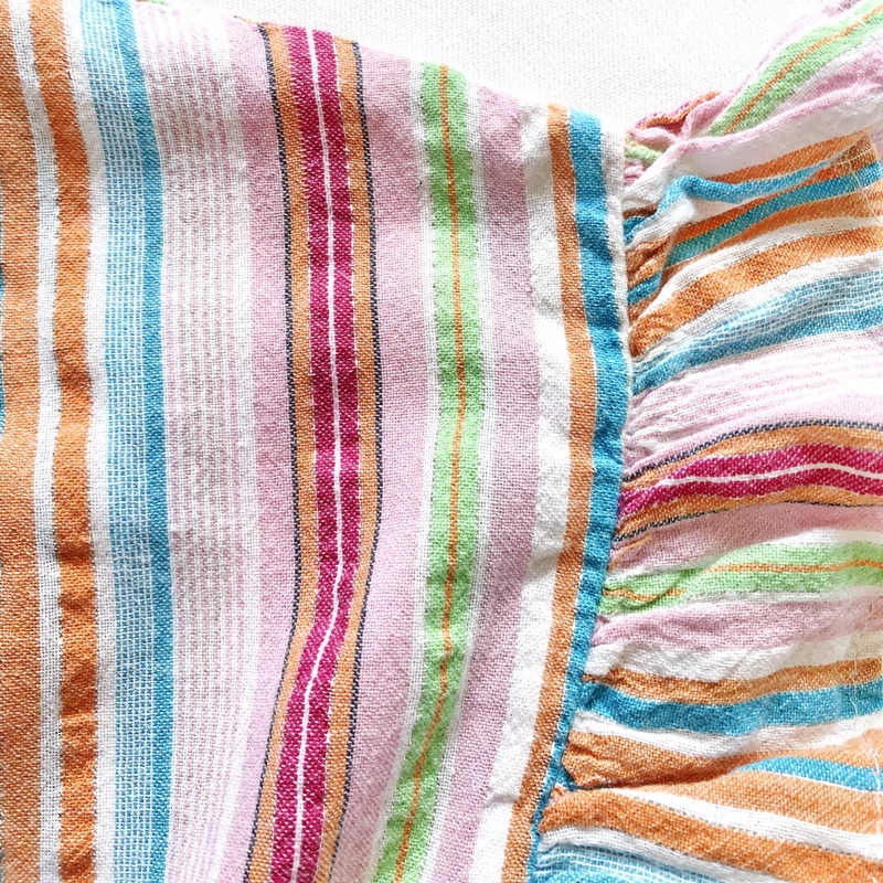 6 év Csillogó pamut playsuit 116