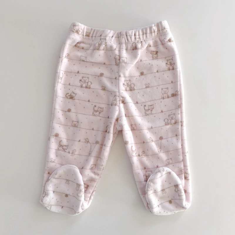 62-es cicás–macis plüss lábfejes nadrág kislánynak – Dimo