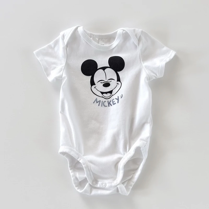 62-es Mickey Mouse pamut kisfiú body – H&amp;M
