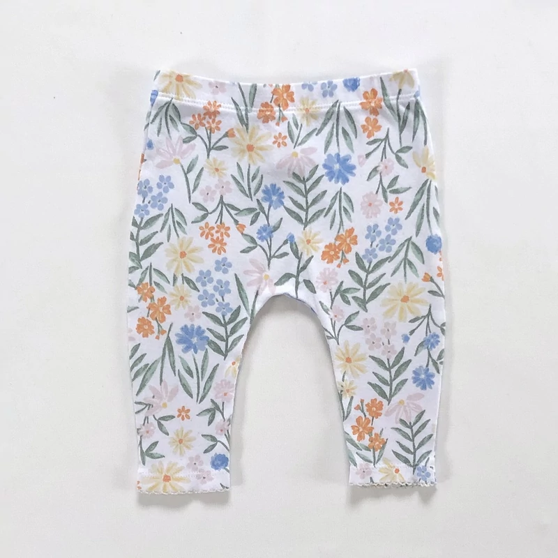 62 Virágos pamut leggings