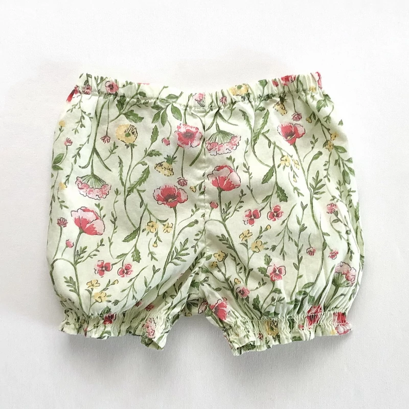 62 Virágos pamut short