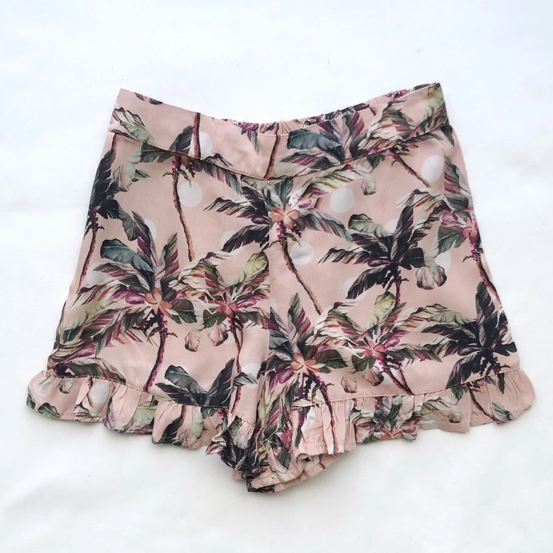7 év Next pálmafás fodros short 122