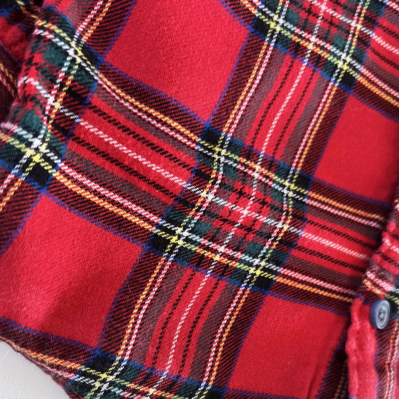 74-es ünnepi kockás flanel kisfiú ing – H&amp;M, 6-9 hónap