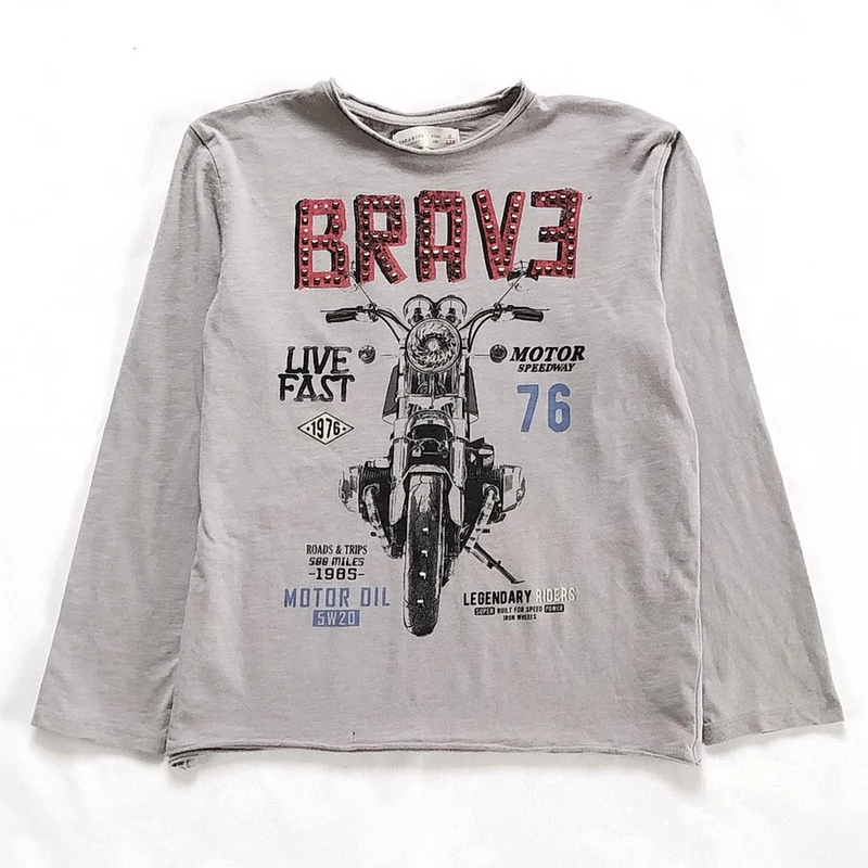8 év Zara motoros pamut felső 128