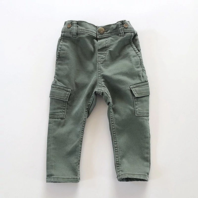 80 Khaki cargo farmer nadrág