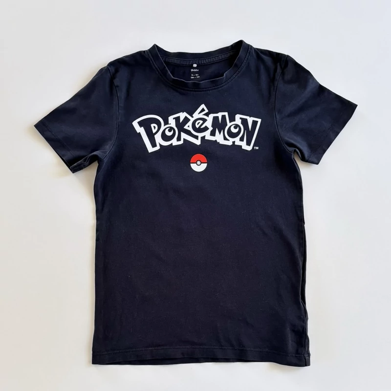 9-10 év Pamut Pokémon póló 140