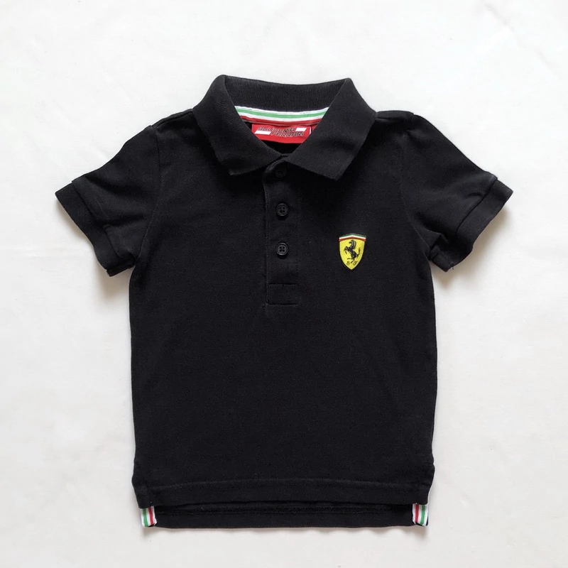 92 Ferrari galléros pamut póló
