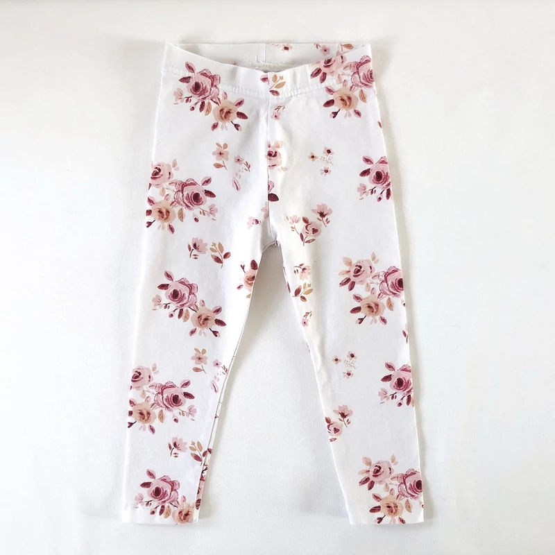 92 Rózsás pamut leggings