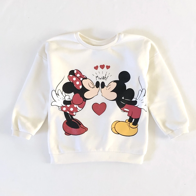 98 Minnie és Mickey Mouse pulóver
