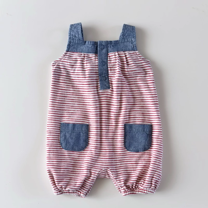 Újszülött Mamas and Papas pamut playsuit 56